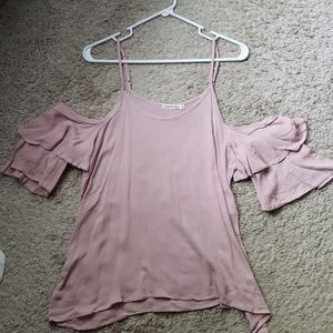 Off the shoulder tank